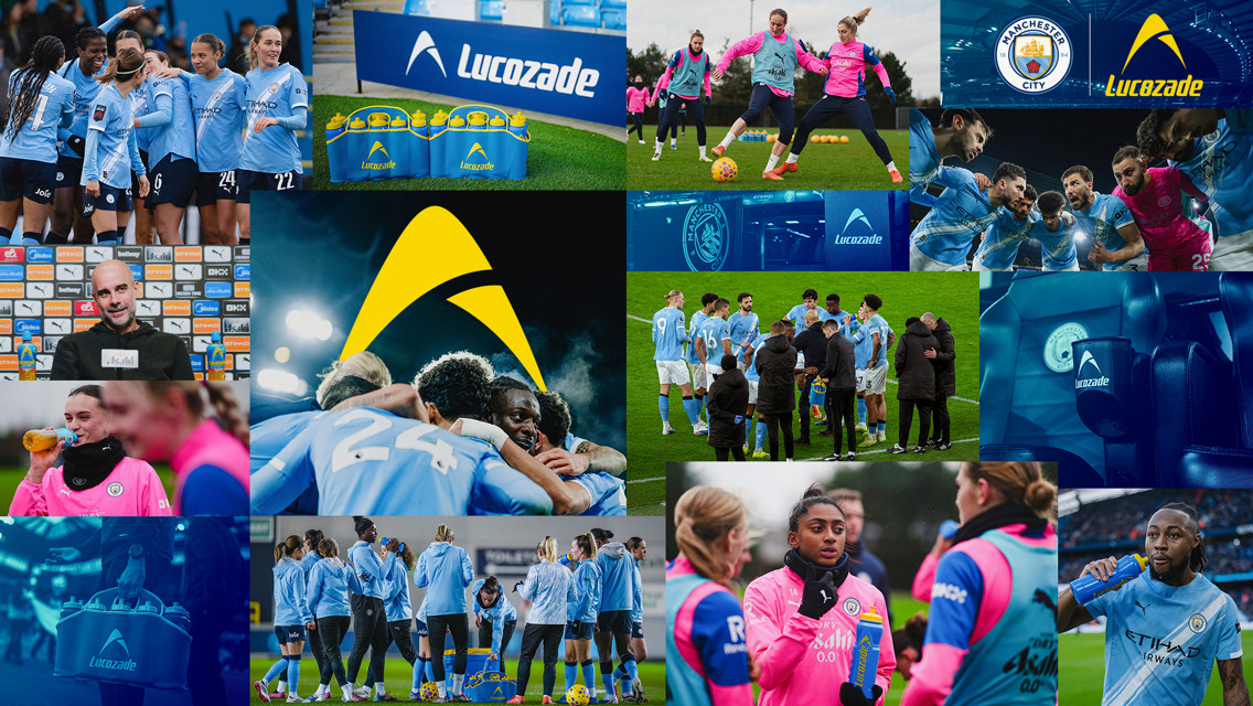 Manchester City announce Lucozade as official sports drink partner