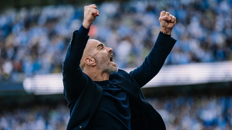 FIST PUMP : The boss celebrates!