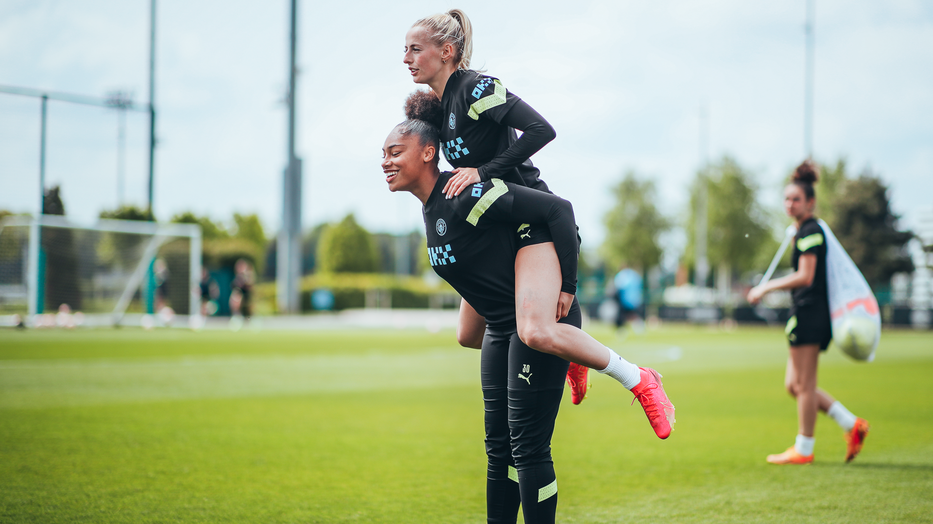 Training: City gear up for Everton finale