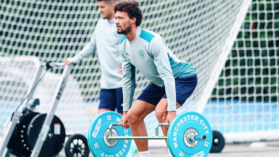 DEFENSIVE ROCK: Philippe Sandler prepares for the Tykes!