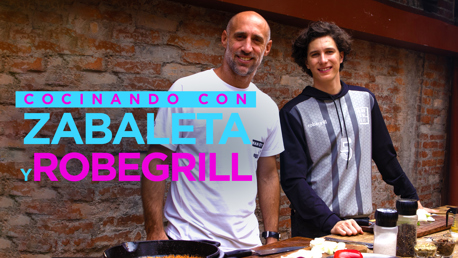 Cocinando con Pablo Zabaleta y RobeGrill