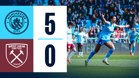 Cuplikan singkat: City 5-0 West Ham