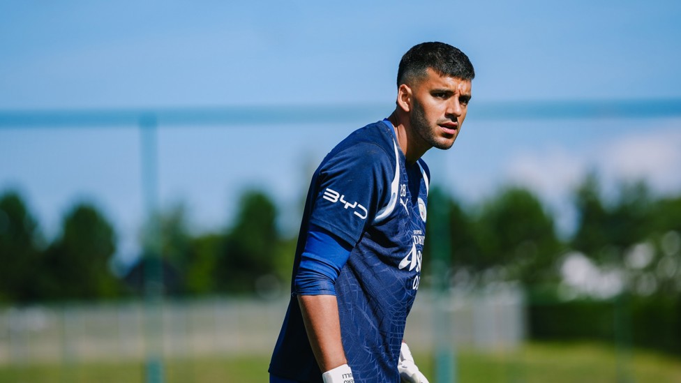 SAFE HANDS : Gerónimo Rulli between the sticks