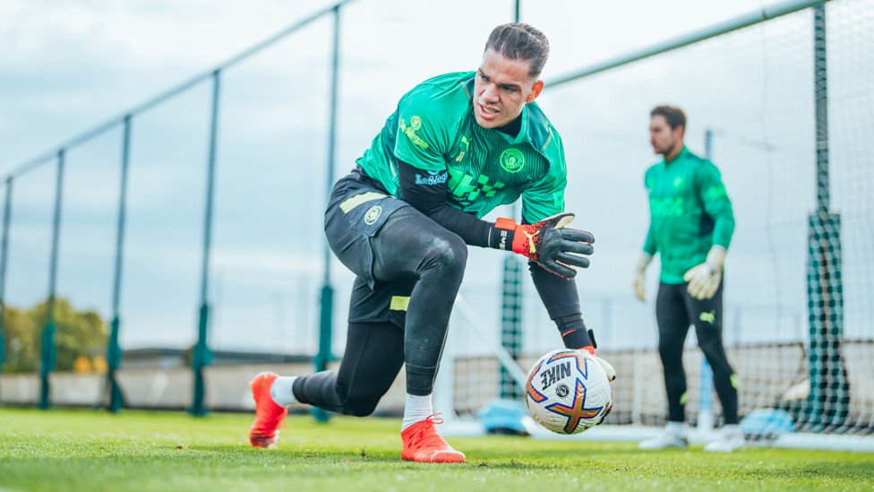 Ederson rolls with it