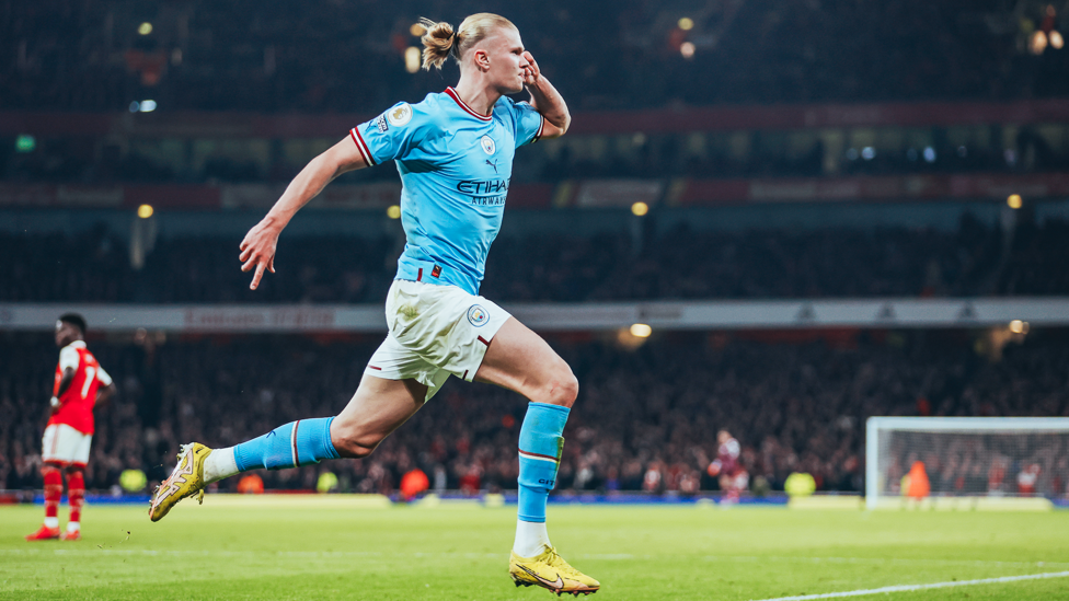 MAKE THAT THREE : He had to get on the scoresheet, right?!