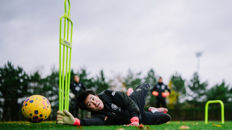 AT FULL STRETCH: Ayaka Yamashita goes the extra mile.