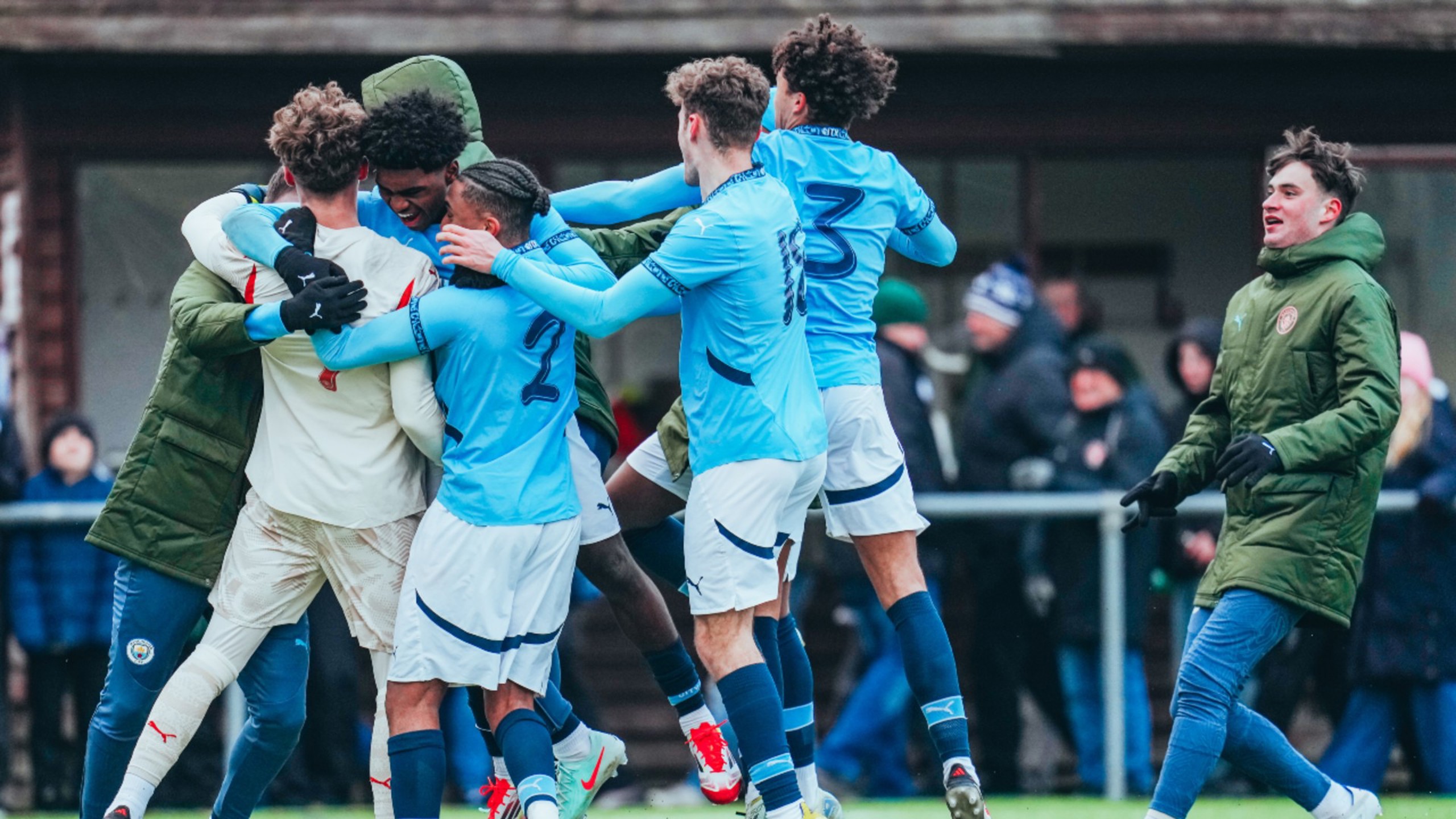 City U19s win UEFA Youth League penalty shootout after dramatic FC Midtjylland clash