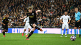 ON THE SPOT: Kevin De Bruyne keeps his cool from 12 yards