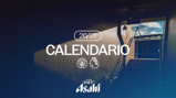 Image with 'CALENDARIO' text, Manchester City and Premier League logos, blue gradient and Asahi branding.