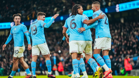 CELEBRATE: Ake and Walker celebrate!