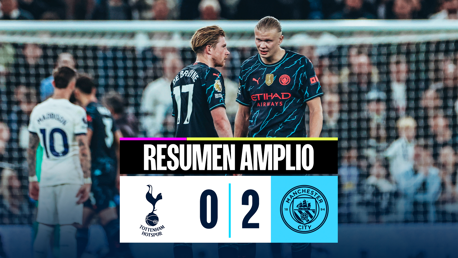 Spurs 0-2 City: resumen amplio