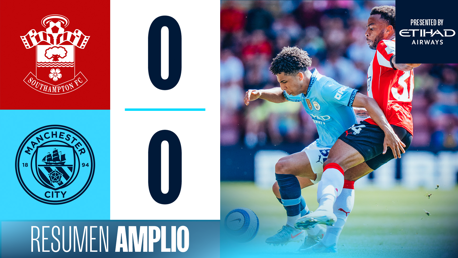 Southampton 0-0 City: resumen amplio