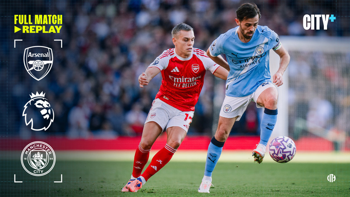 Arsenal v City: Full-match replay
