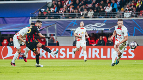 OPENER: Mahrez smashes in.