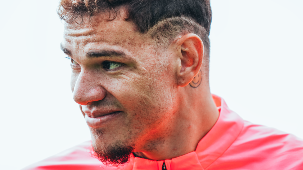 HAIR WE GO: Ederson sported a neat trim!