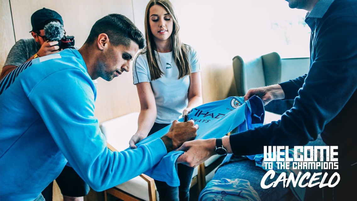 DONE DEAL: Joao Cancelo has signed for City.