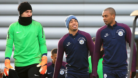 TRAINING: Look who made an appearance at today's session!
