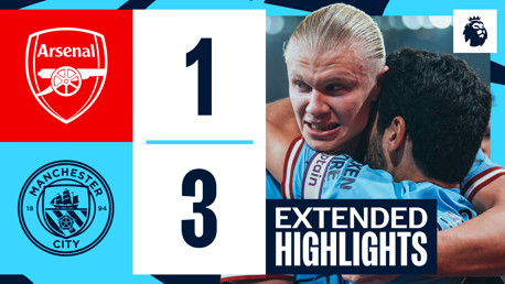 Arsenal 1-3 City: Extended highlights