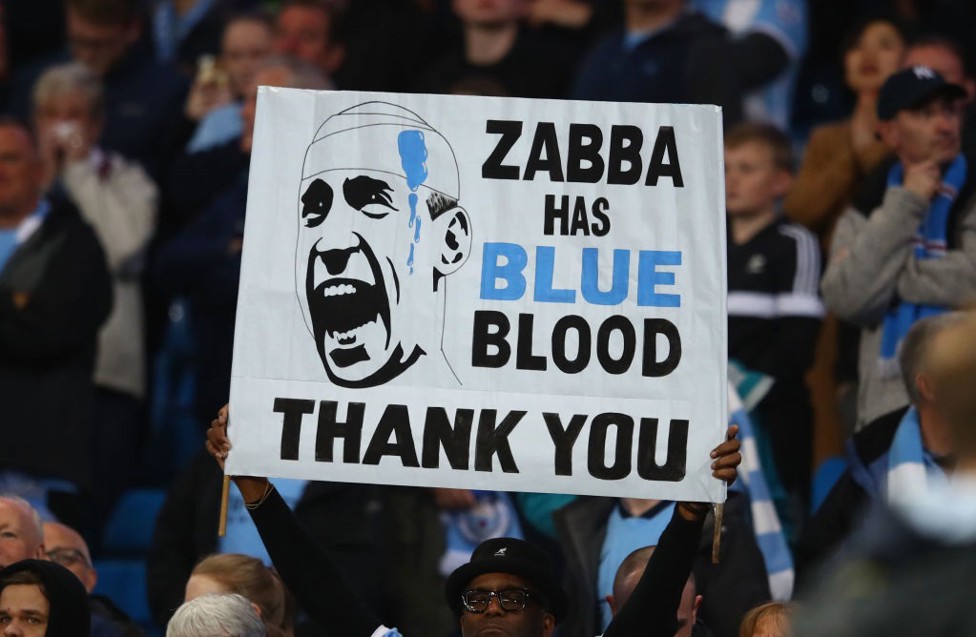 LEGENDARIO. : Un futbolista querido en el Etihad Stadium.