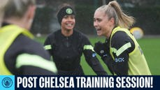 Training: High spirits after Chelsea victory