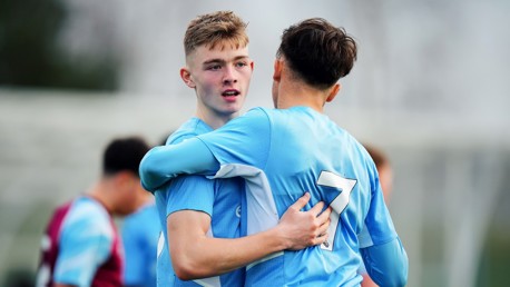 City's Under-18s open 2022 in winning fashion against Burnley