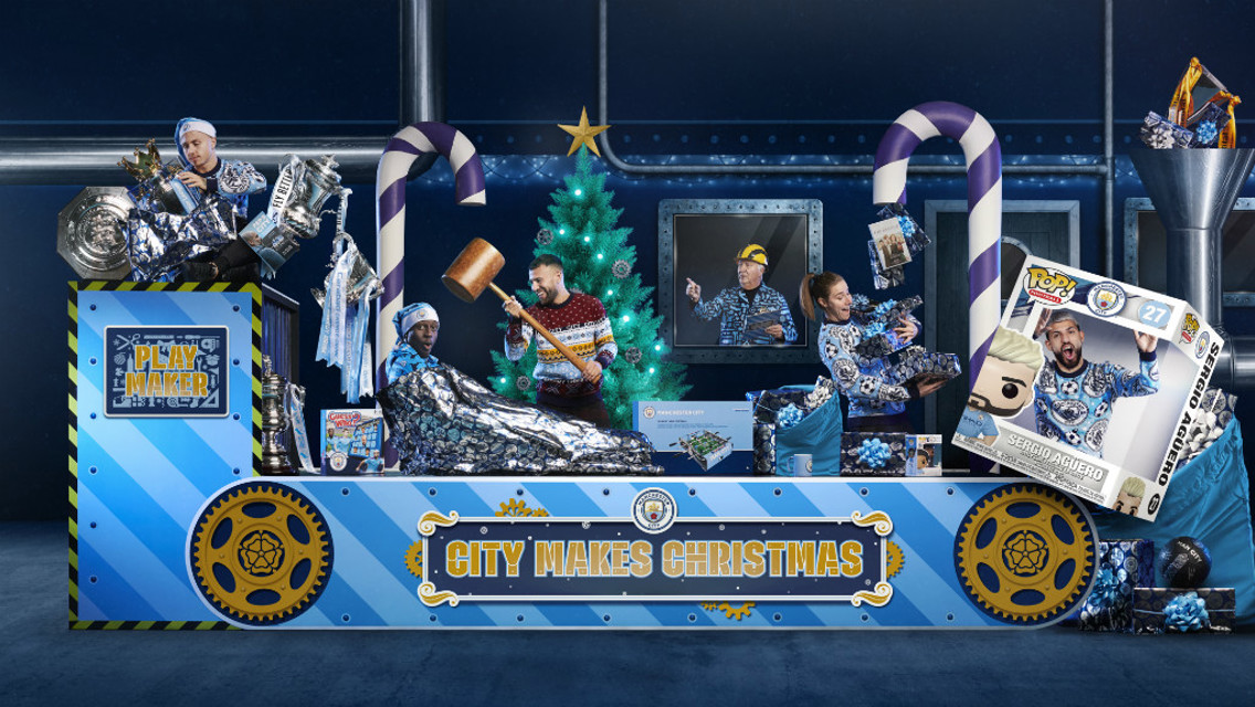 MAKING CHRISTMAS: The City stars hard at work in Santa's workshop.
