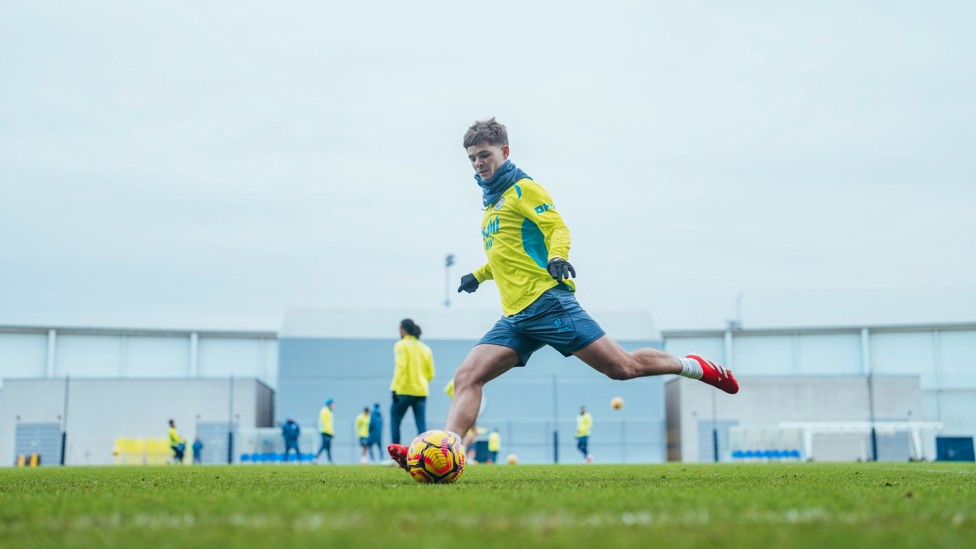 STRIKE OUT : James McAtee take a shot
