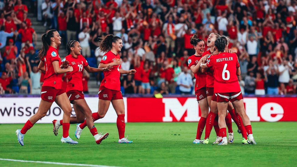 SWISS ON A ROLL : Iman Beney helped Switzerland qualify for the knockout stages for the first time as Group A runners-up