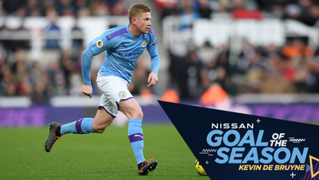 Le but de De Bruyne contre Newcastle élu but de la saison !