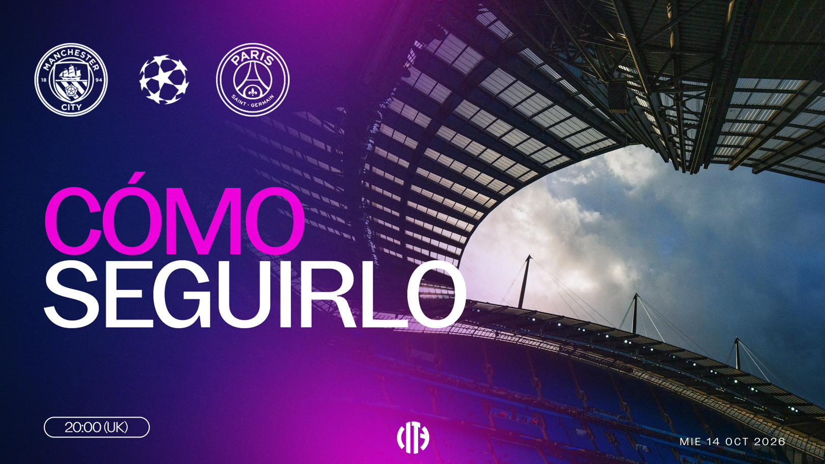 City v PSG: horarios y TV