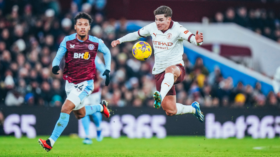 Deflected strike the difference as City suffer defeat at Villa 