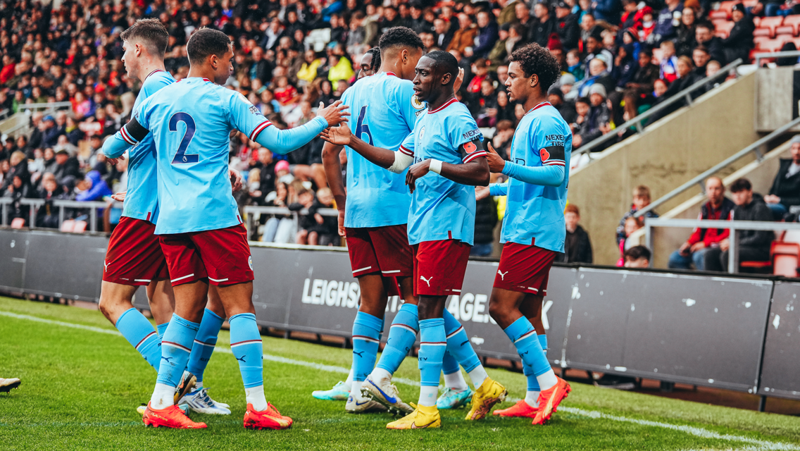 Carlos Borges marca 4 gols e City atropela o United Sub-21
