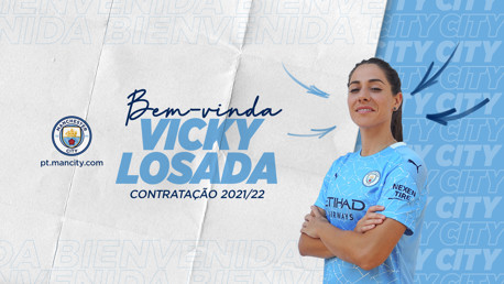 Vicky Losada assina com o City
