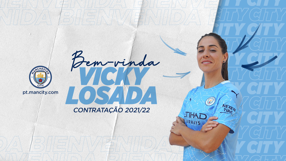 Vicky Losada assina com o City