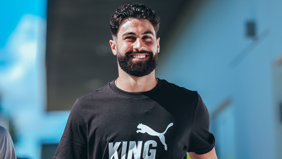 KING FOR A DAY : Josko Gvardiol is all smiles