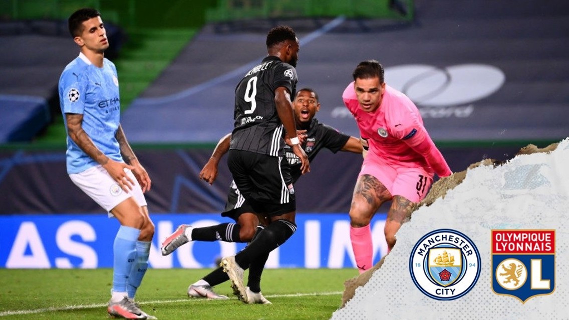 City’s Champions League hopes ended by Lyon