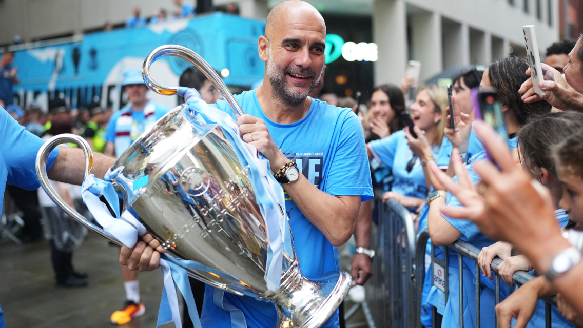 Pep’s City trophies so far