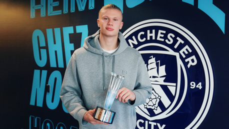 Haaland wins PFA Fans' Player of the Month award