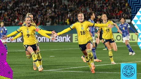 Angeldahl scores first World Cup goal as Sweden reach last four 