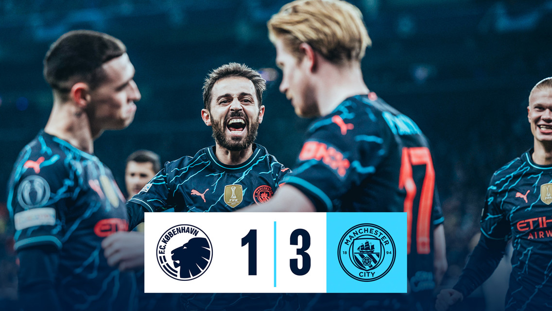 Copenhague 1-3 City: resumen