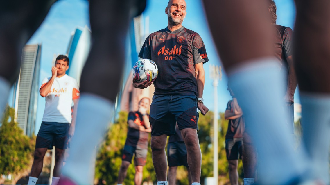Treinamento em Abu Dhabi: sábado ensolarado!