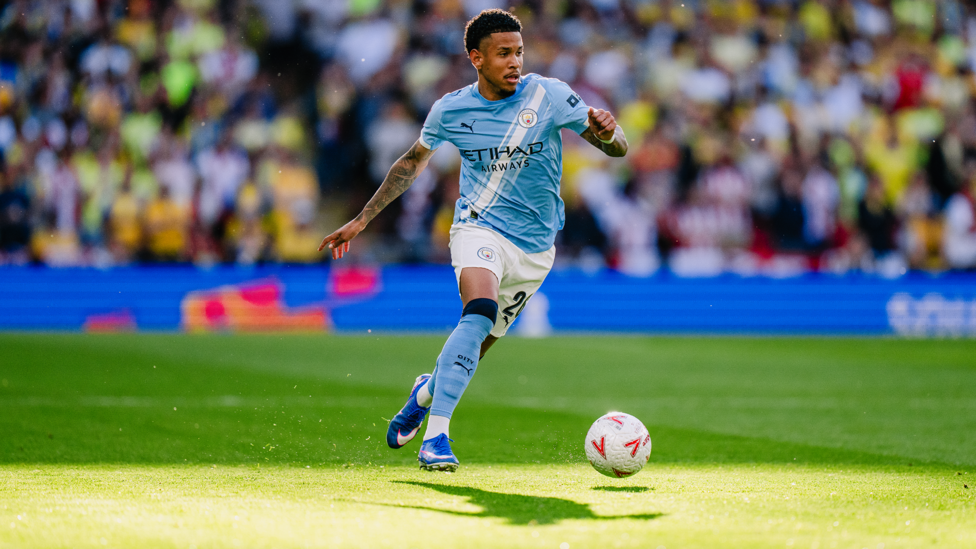 SPEEDY SAVINHO : Livening things up after Southampton take the lead.