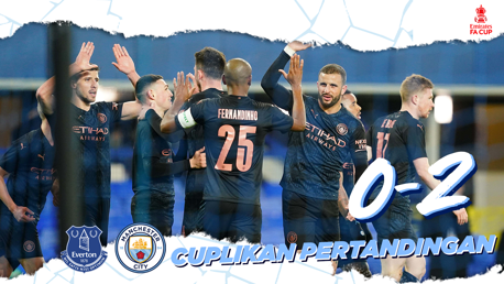 Everton 0-2 City: Cuplikan Pertandingan