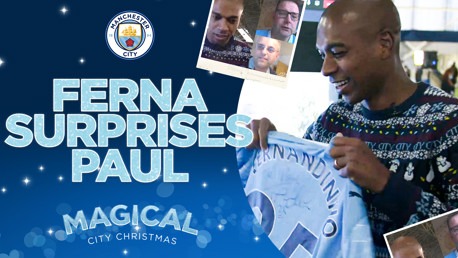 Magical City Christmas: Fernandinho surprises long-distance Blue Paul