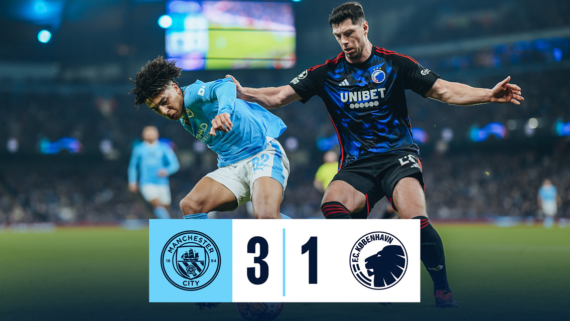 City 3-1 Copenhague: resumen