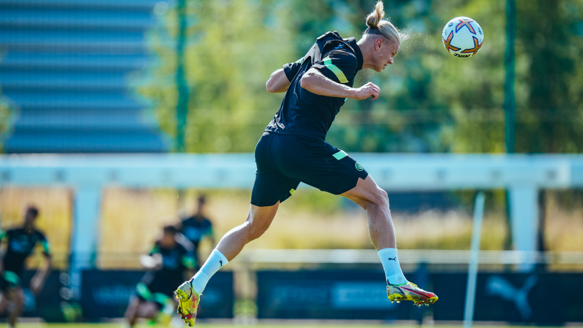 Training: City's sunshine boys!