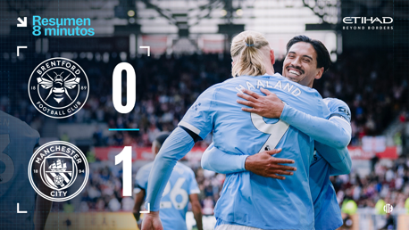 Brentford 0-1 City: resumen extendido