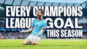 Watch every City goal in the Champions League this season 