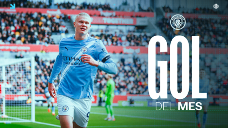 Haaland gana el premio a Mejor Gol del Mes de octubre