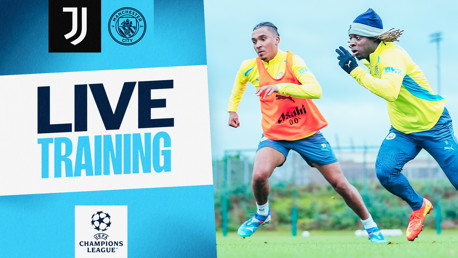 Treino aberto: City se prepara para a Juventus